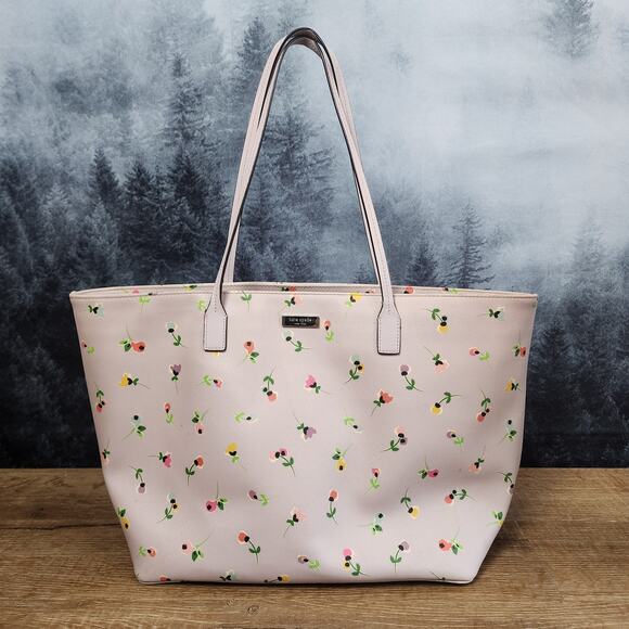 Kate Spade Shore Street Wild Flower Ditsy Margaretta Tote Bag / Purse - Picture 3 of 16